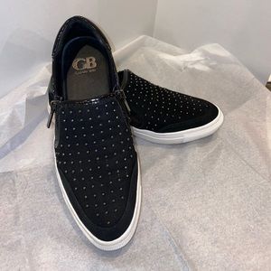 Gianni Bini studded tennis shoes with zipper